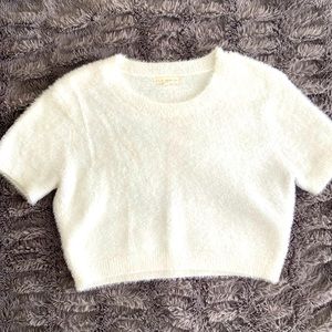 L.A. HEARTS Fuzzy Crop